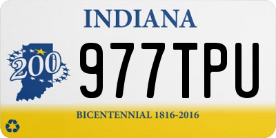 IN license plate 977TPU
