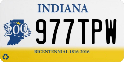 IN license plate 977TPW