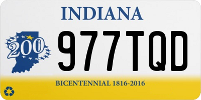 IN license plate 977TQD