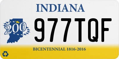 IN license plate 977TQF