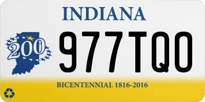 IN license plate 977TQO