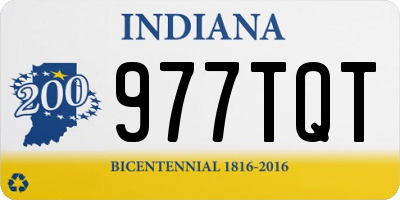 IN license plate 977TQT