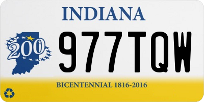 IN license plate 977TQW