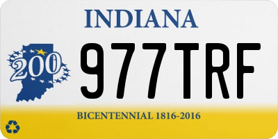 IN license plate 977TRF