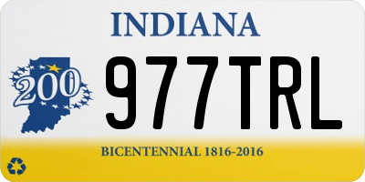 IN license plate 977TRL