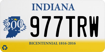 IN license plate 977TRW