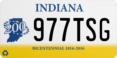 IN license plate 977TSG