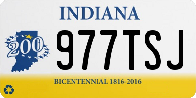 IN license plate 977TSJ