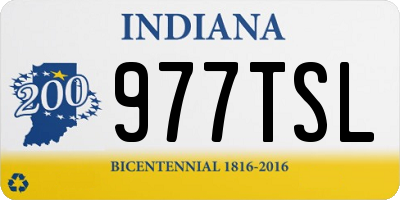 IN license plate 977TSL