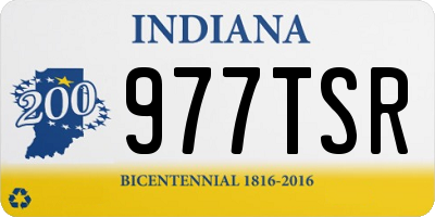 IN license plate 977TSR