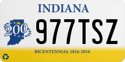 IN license plate 977TSZ