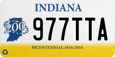 IN license plate 977TTA