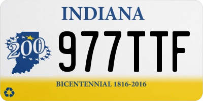 IN license plate 977TTF