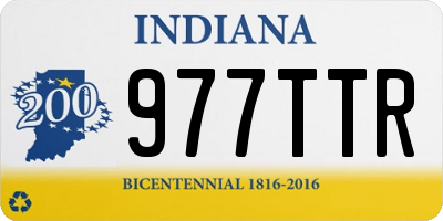 IN license plate 977TTR