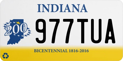 IN license plate 977TUA