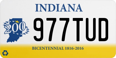 IN license plate 977TUD