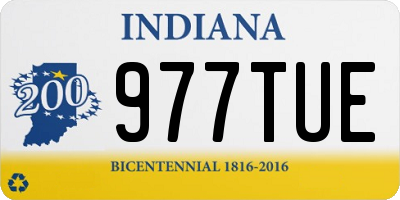 IN license plate 977TUE