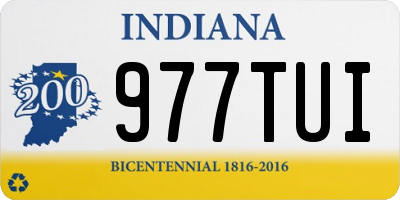 IN license plate 977TUI