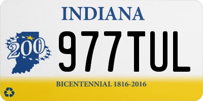 IN license plate 977TUL