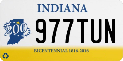 IN license plate 977TUN