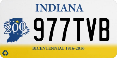 IN license plate 977TVB