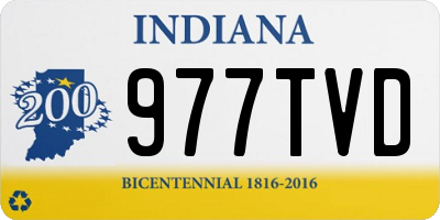IN license plate 977TVD