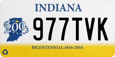 IN license plate 977TVK