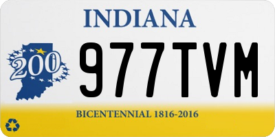 IN license plate 977TVM