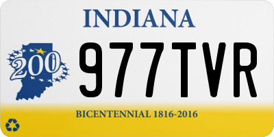 IN license plate 977TVR