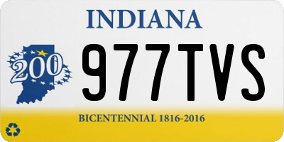IN license plate 977TVS
