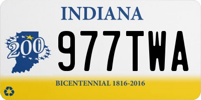 IN license plate 977TWA