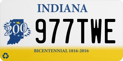 IN license plate 977TWE