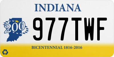 IN license plate 977TWF