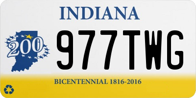 IN license plate 977TWG