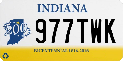IN license plate 977TWK