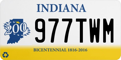 IN license plate 977TWM