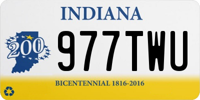 IN license plate 977TWU