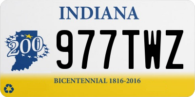 IN license plate 977TWZ