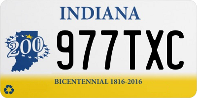 IN license plate 977TXC