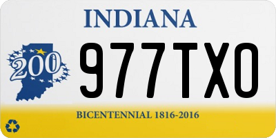 IN license plate 977TXO