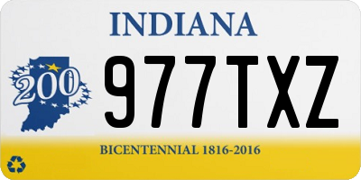 IN license plate 977TXZ