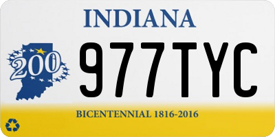 IN license plate 977TYC