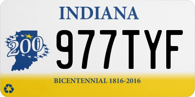 IN license plate 977TYF