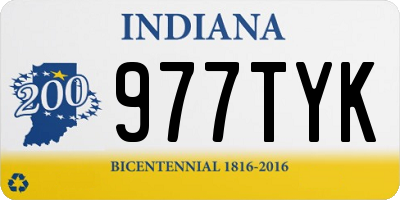 IN license plate 977TYK