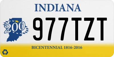 IN license plate 977TZT