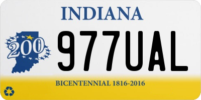 IN license plate 977UAL