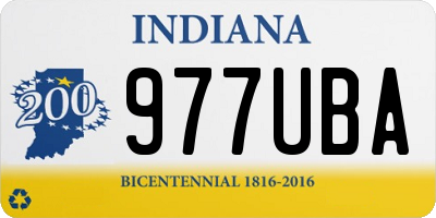 IN license plate 977UBA