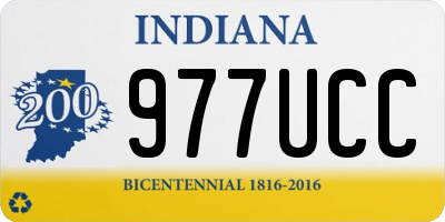 IN license plate 977UCC