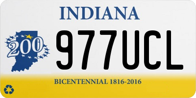 IN license plate 977UCL
