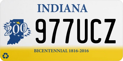 IN license plate 977UCZ